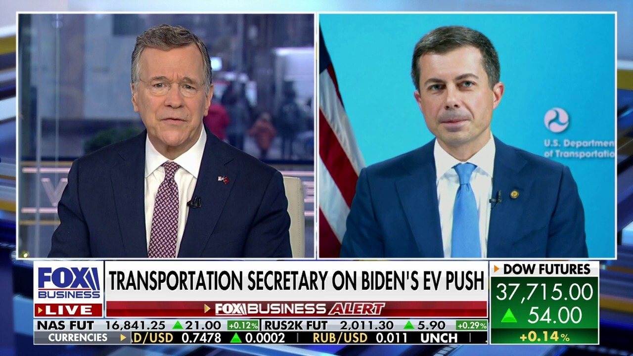 Transportation Secretary Pete Buttigieg discusses the Department of Transportation fining Southwest for its Christmas meltdown and the administration's electric vehicle goals.