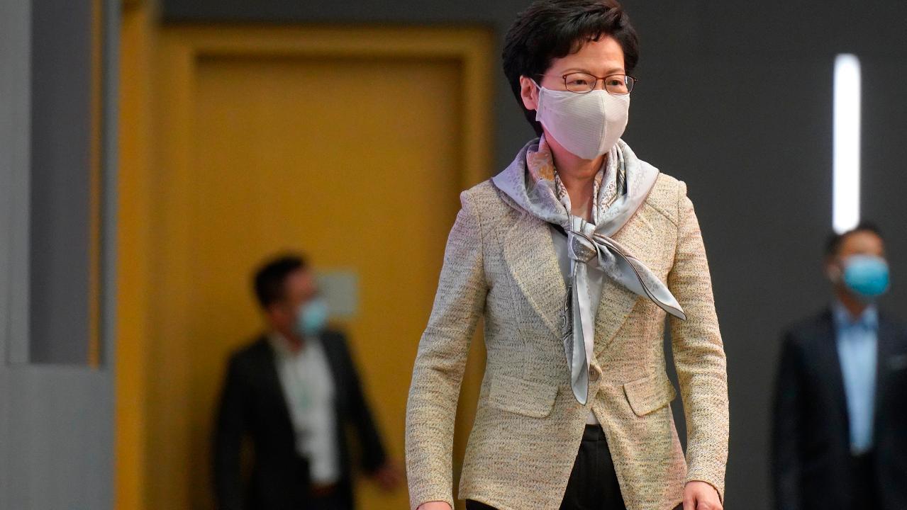Hong Kong’s Carrie Lam hesitant to discuss national security law in detail