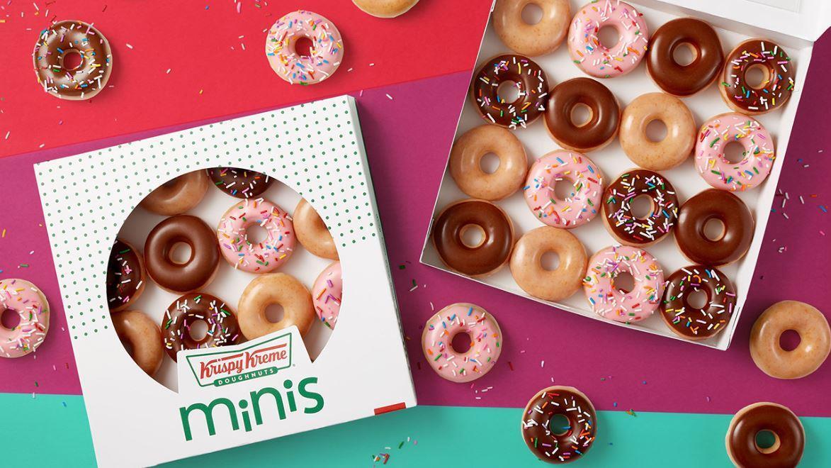 Krispy Kreme launches 90-calorie mini-doughnuts