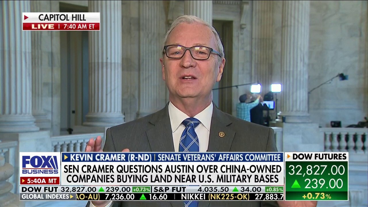Sen. Kevin Cramer, R-N.D., discusses the Senate banking hearing, China national security concerns and energy independence on "Mornings with Maria."