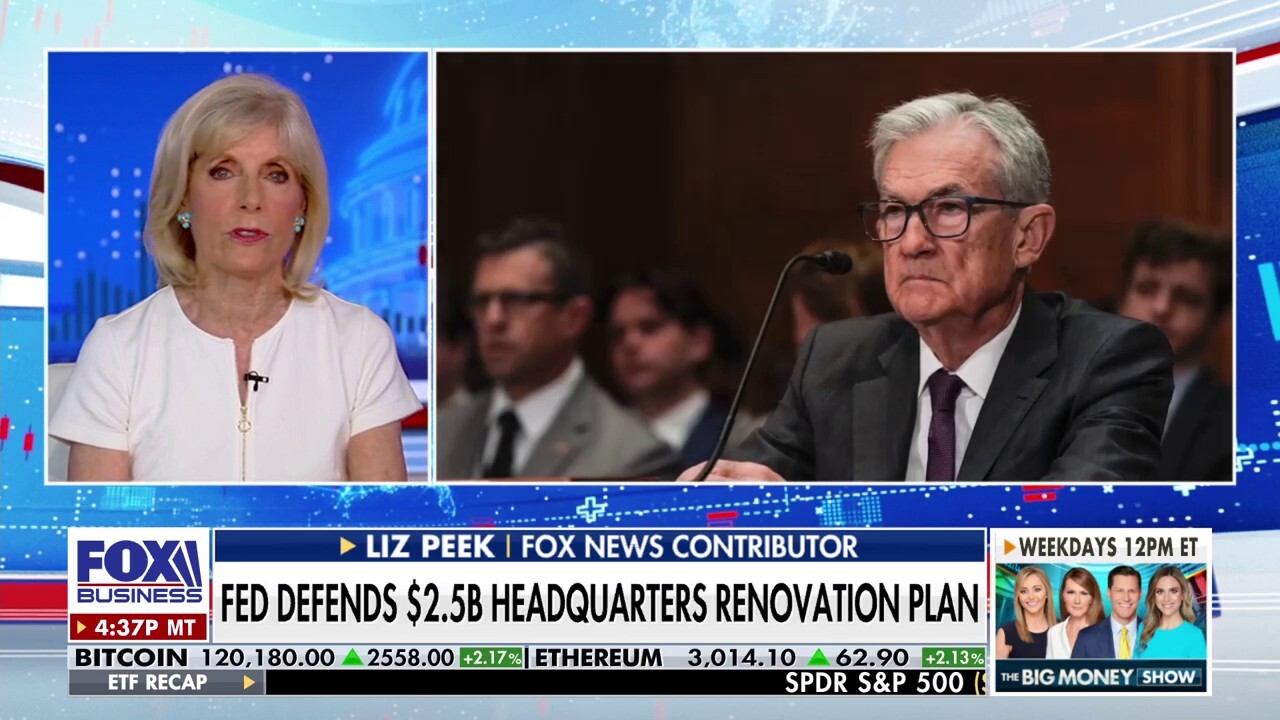 Liz Peek: There is 'absolutely no excuse' for Jerome Powell not cutting rates