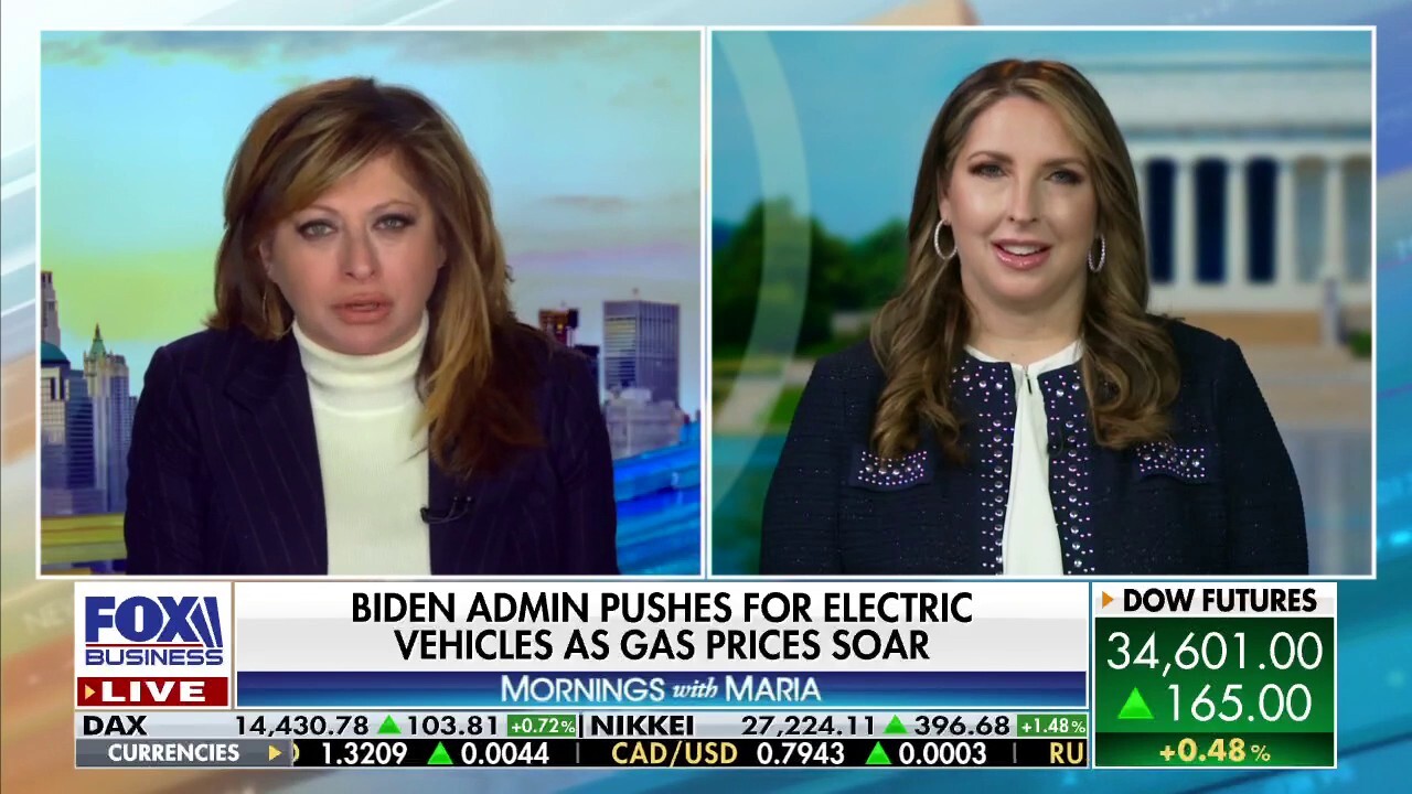 Republican National Committee Chair Ronna Romney McDaniel discusses the Biden administration's energy agenda.