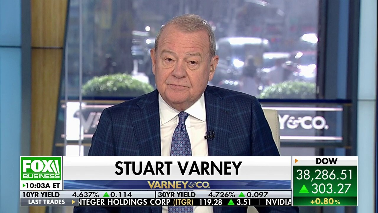 Varney & Co. Stuart Varney argues Manhattan D.A. Alvin Bragg brought charges against Trump to interfere in the 2024 presidential election.