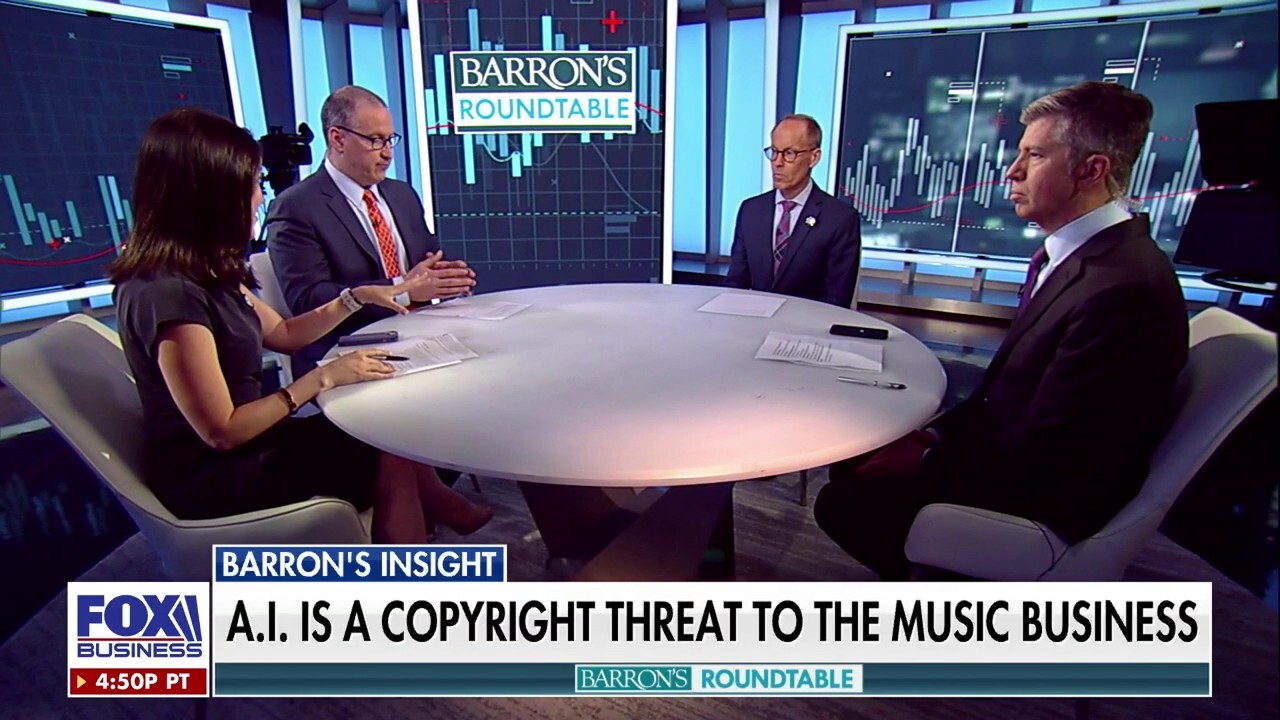 Barron's deputy editor Ben Levisohn, reporter Carleton English and associate editor Jack Hough discuss the impact of artificial intelligence on the music industry on 'Barron's Roundtable.'