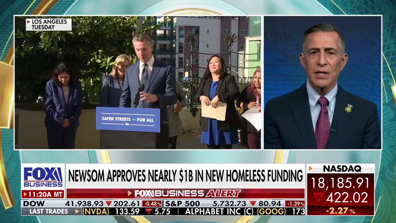 Gavin Newsom's homeless tents are in every California city: Rep. Darrell Issa