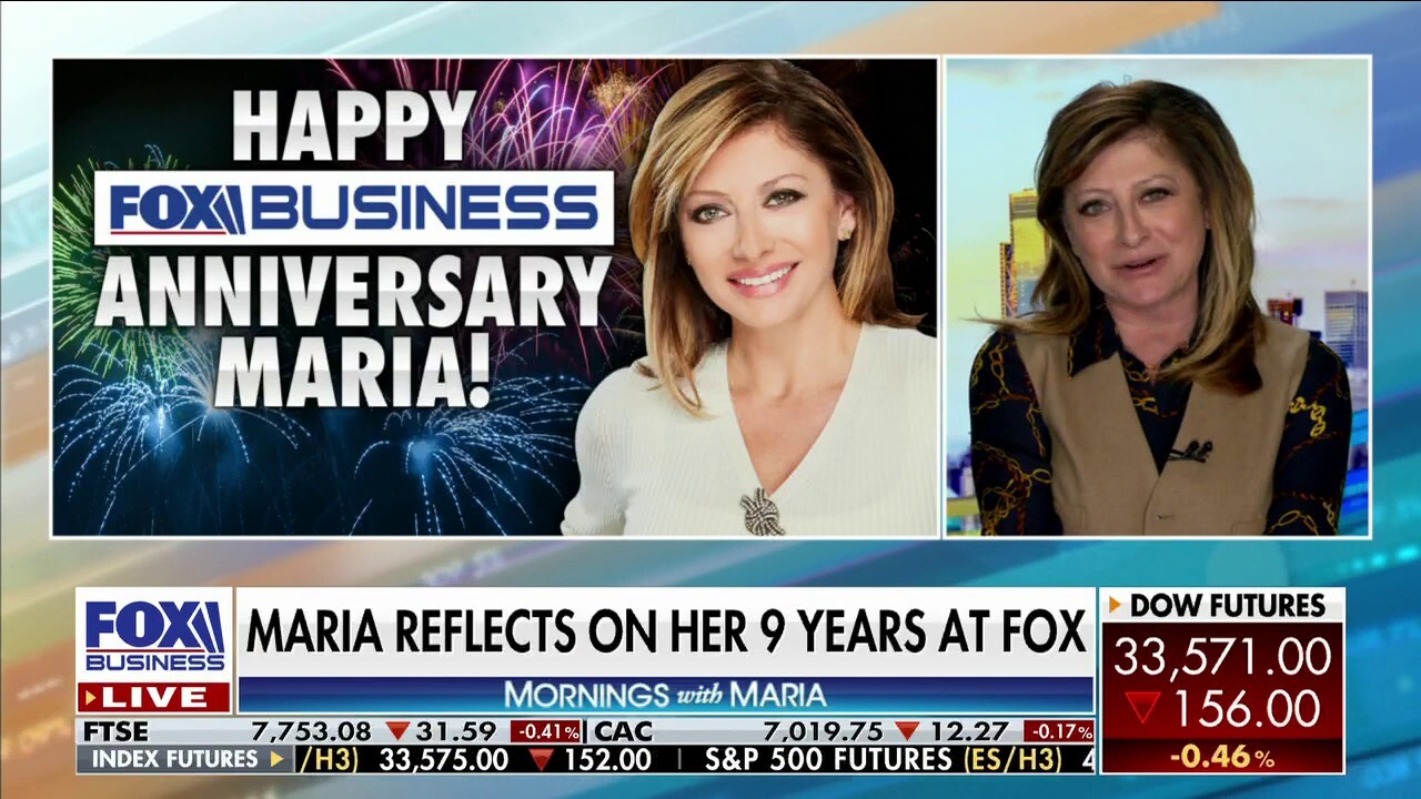 Maria Bartiromo celebrates nine years at FOX Business