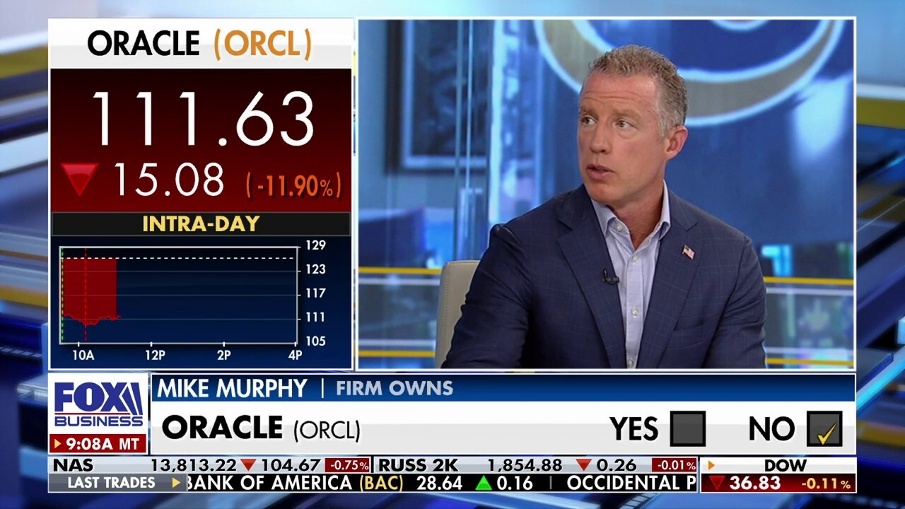 Rosecliff founder and managing partner Mike Murphy discusses Oracle's stock slide and Arm's IPO on 'Varney & Co.'