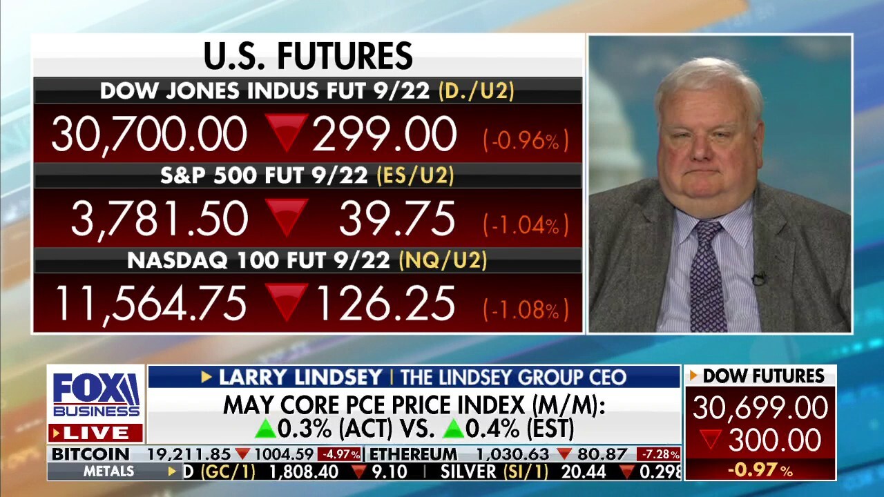 Former economic council director Larry Lindsey weighs in on the state of U.S. economy ahead of the PCE inflation report on ‘Mornings with Maria.’