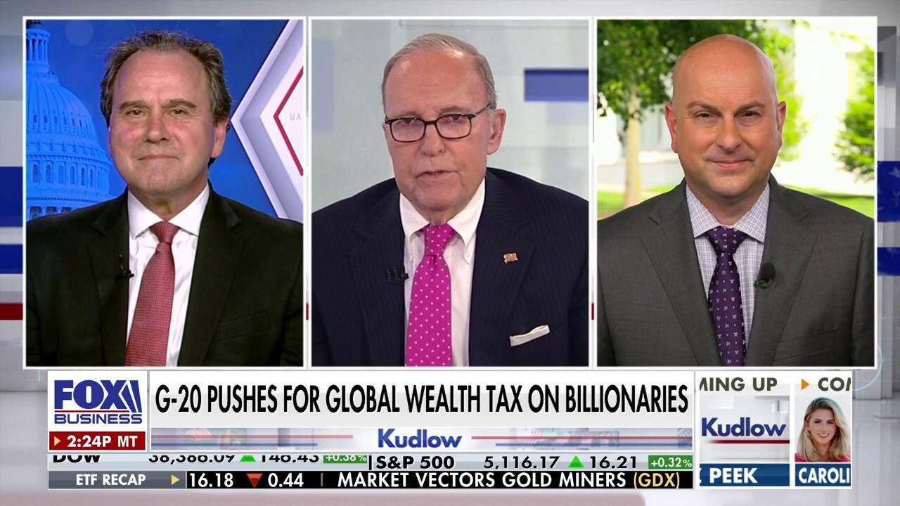 Tax Foundation President Emeritus Scott Hodge reacts to the G-20 pushing for a global wealth tax on billionaires on 'Kudlow.'