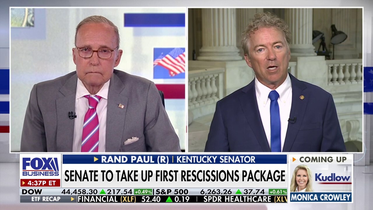 Sen. Rand Paul says he isn't really 'optimistic' Congress will 'grow a spine'