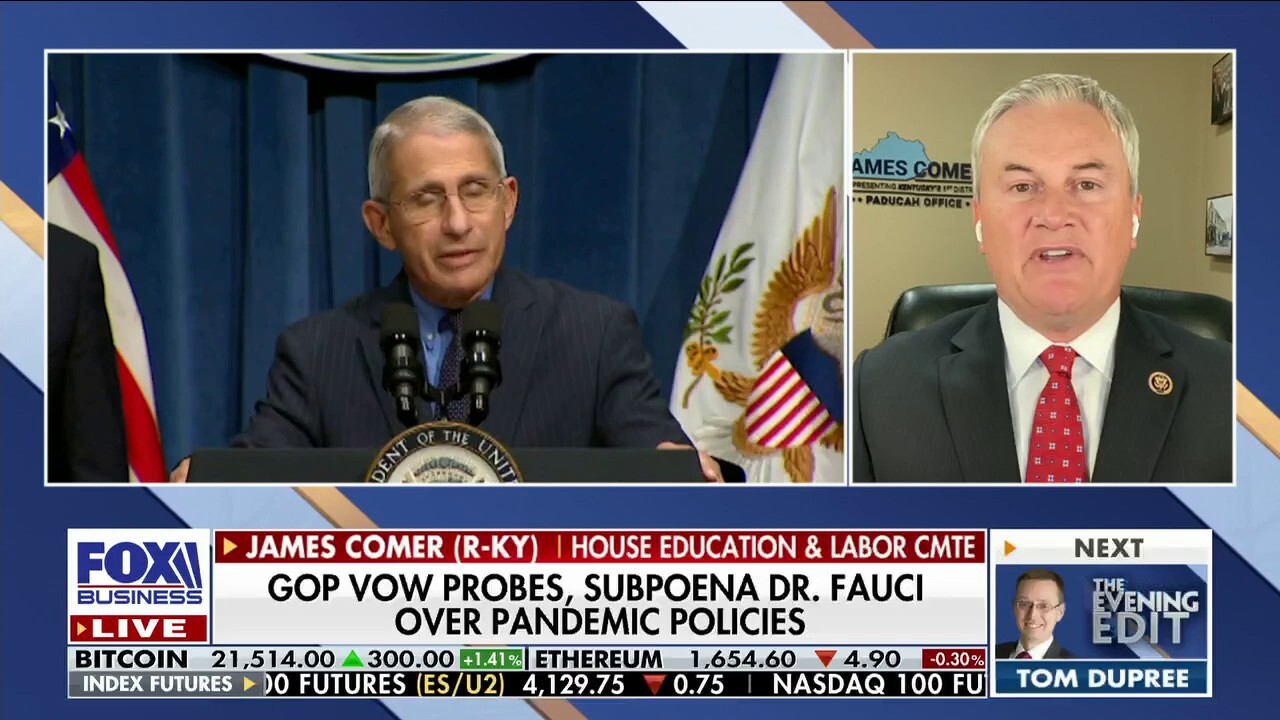 The American people 'deserve answers' from Dr. Fauci: Rep. James Comer
