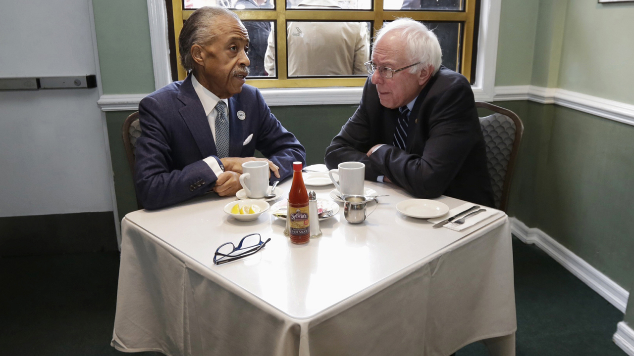 Bernie Sanders meets with Al Sharpton