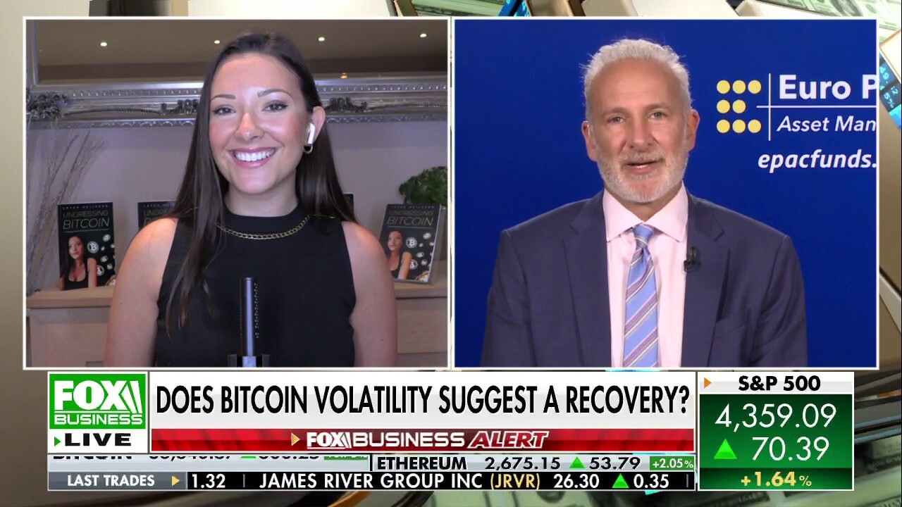 Peter Schiff and Layah Heilpern compare and contrast gold versus cryptocurrency on 'Making Money.'