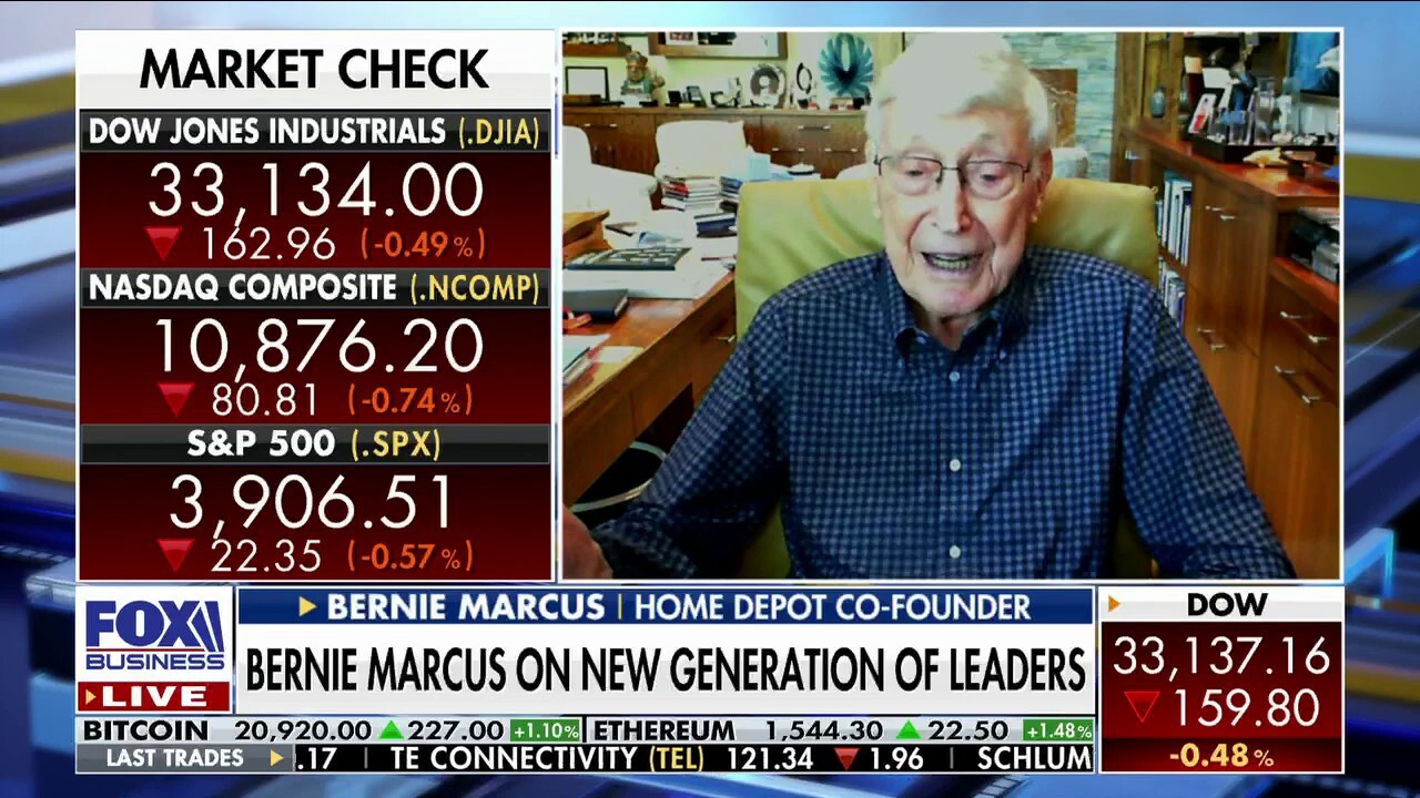Home Depot co-founder Bernie Marcus argues the 'woke' agenda doesn't consider the economy's 'bottom line.'
