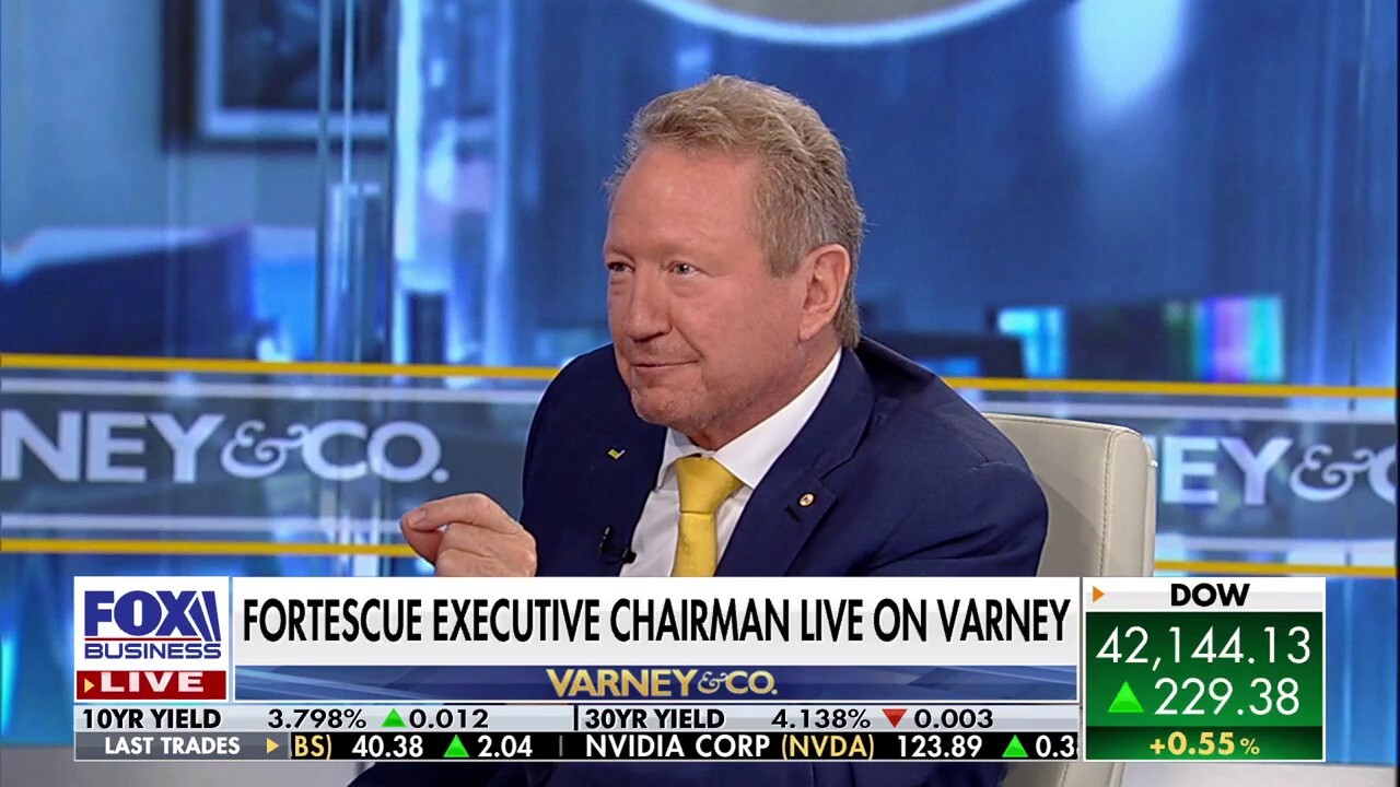 Fortescue founder and Executive Chair Dr. Andrew Forrest discusses whether Hurricane Helene's intensity is related to climate change on 'Varney & Co.'