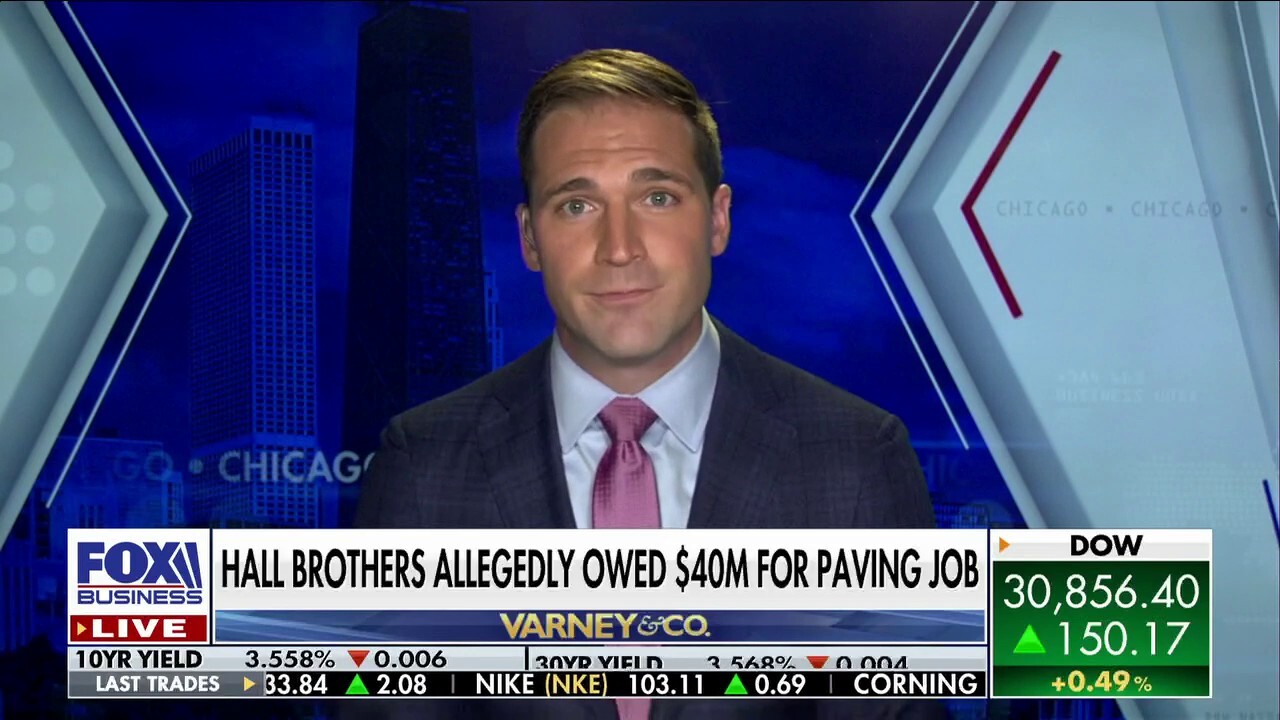 FOX Business correspondent Grady Trimble reports on the Kansas asphalt company, Hall Brothers Inc., that is reportedly owed $40 million for a paving job they completed in Vietnam on ‘Varney & Co.’