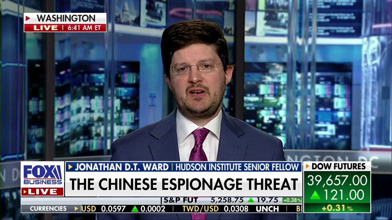 Hudson Institute senior fellow and Atlas Organization founder Jonathan D.T. Ward analyzes China's tech competition, the adversary's espionage and military threats.