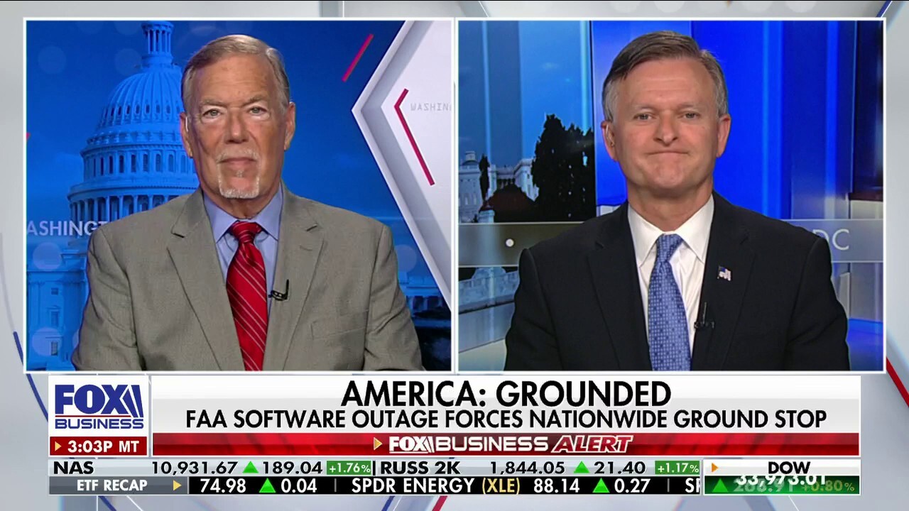 Aviation lawyer Mark Dombroff and former transportation dpt general counsel Steven Bradbury discuss the FQQ software outage that cause nationwide ground stop to airlines on ‘Fox Business Tonight.’