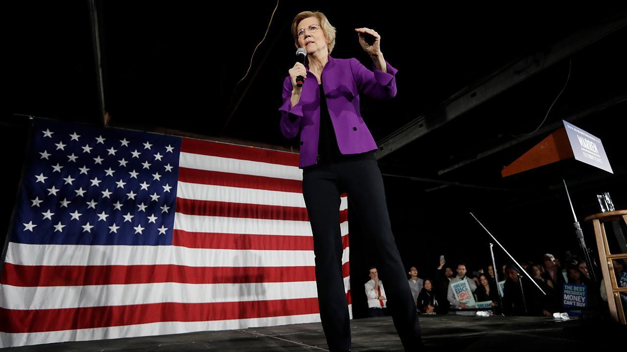 Elizabeth Warren targets large corporations with new tax proposal