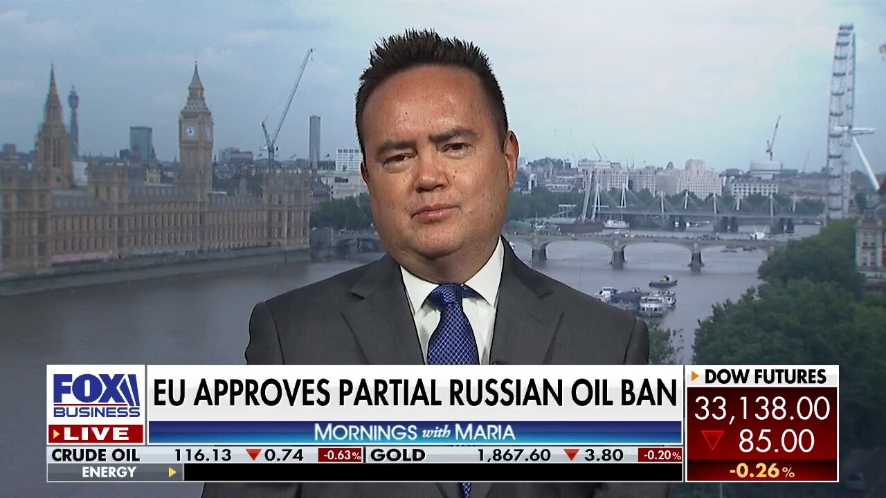 Former Foreign Policy Adviser under Margaret Thatcher Nile Gardiner weighs in on the European Union’s partial oil ban imposed on Russia.