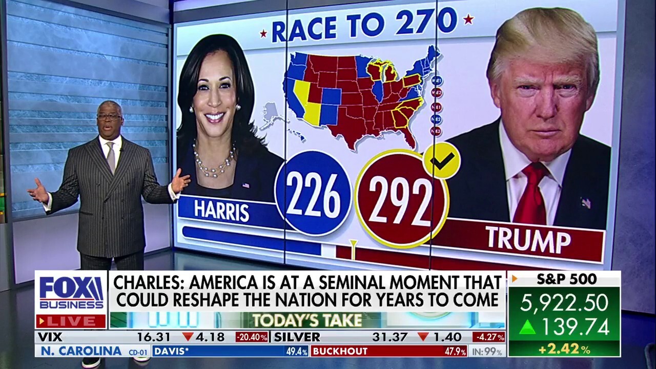 ‘Making Money’ host Charles Payne explains why the nation is at a seminal moment after the Trump-Harris election.