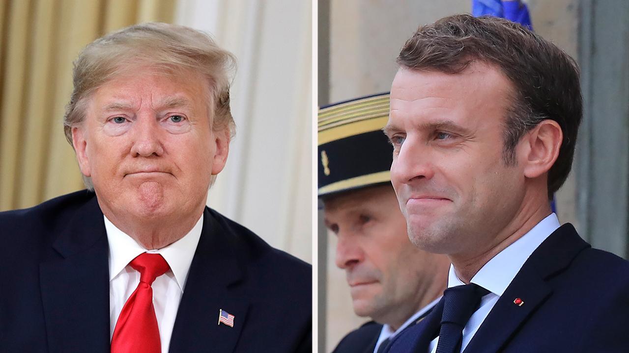 Trump Participates In An Expanded Bilateral Meeting With Macron | Fox ...