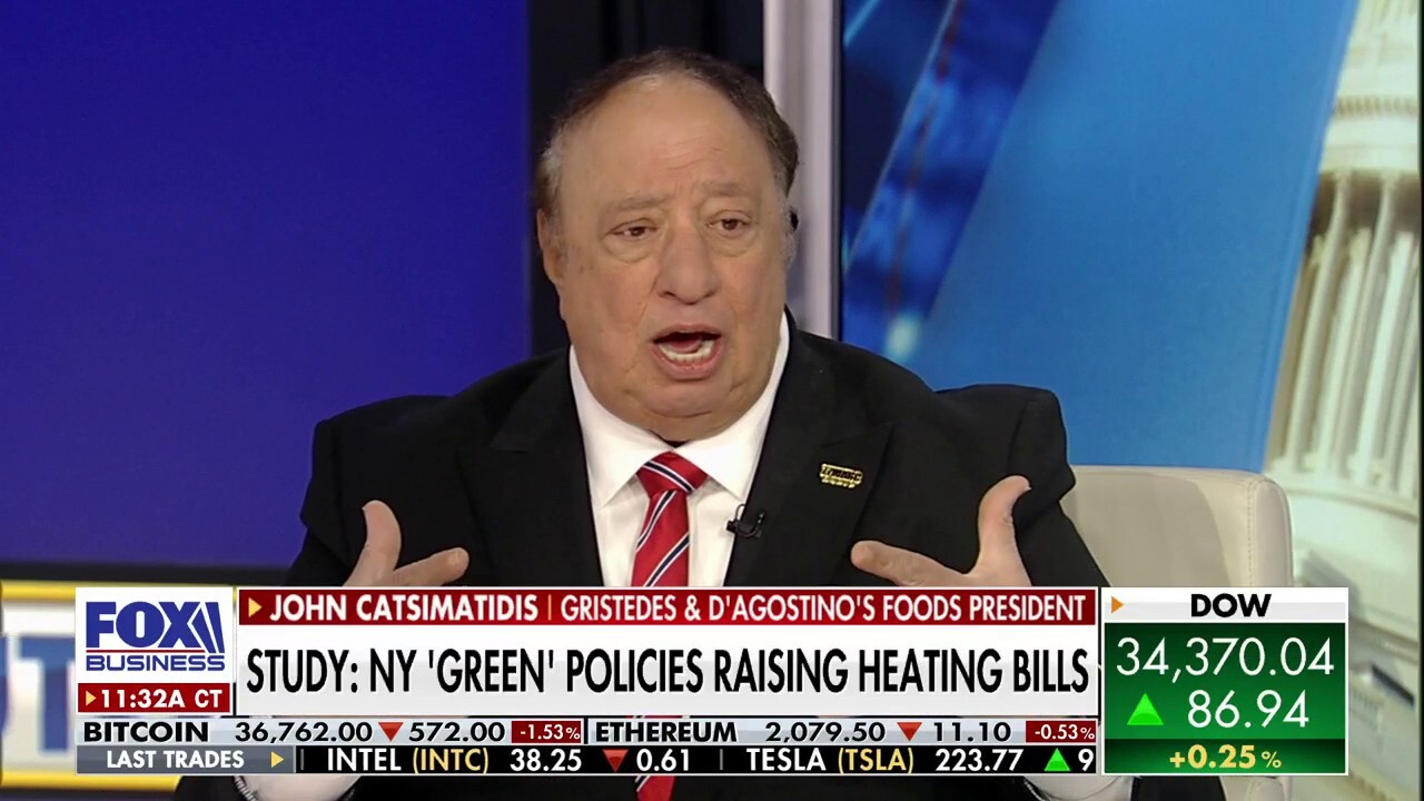 Gristedes and D'Agostino Foods President and CEO John Catsimatidis on his 2024 presidential election predictions and the green energy agenda.