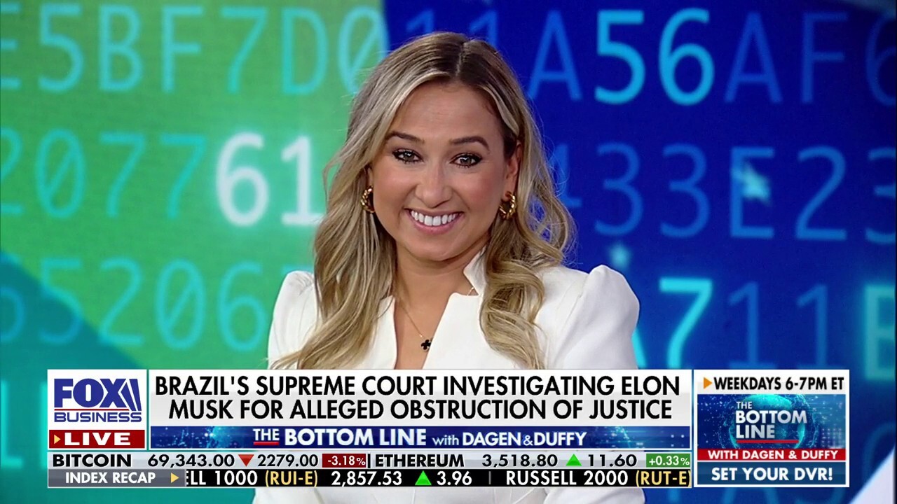The Heritage Foundations Kara Frederick weighs in on Brazils Supreme Court ordering Elon Musk to remove several accounts on X, formerly Twitter, on The Bottom Line.