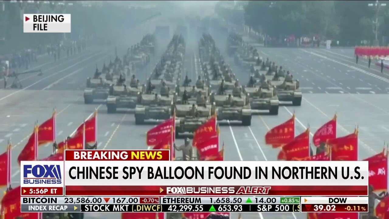 Pentagon monitoring suspected Chinese spy balloon spotted over US