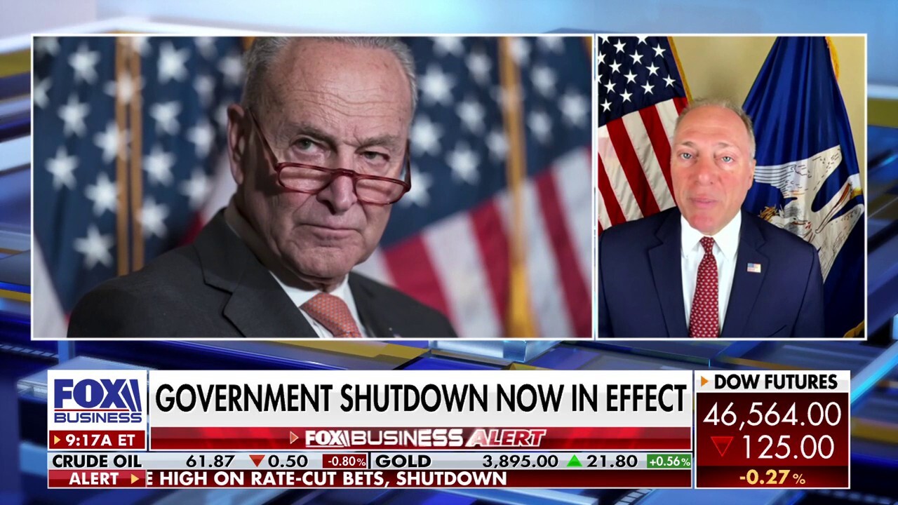 House Majority Leader Steve Scalise, R-La., discusses Senate Minority Leader Chuck Schumer's role in shutting down the government and the aftermath of Charlie Kirk's assassination on 'Varney & Co.'