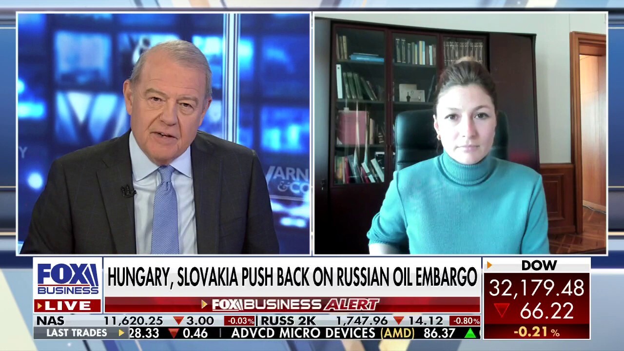 Emine Dzhaparova, Ukaine's Foreign Affairs First Deputy Minister, joins 'Varney & Co.' to weigh in on Europe's reluctance to ban Russian gas and oil.