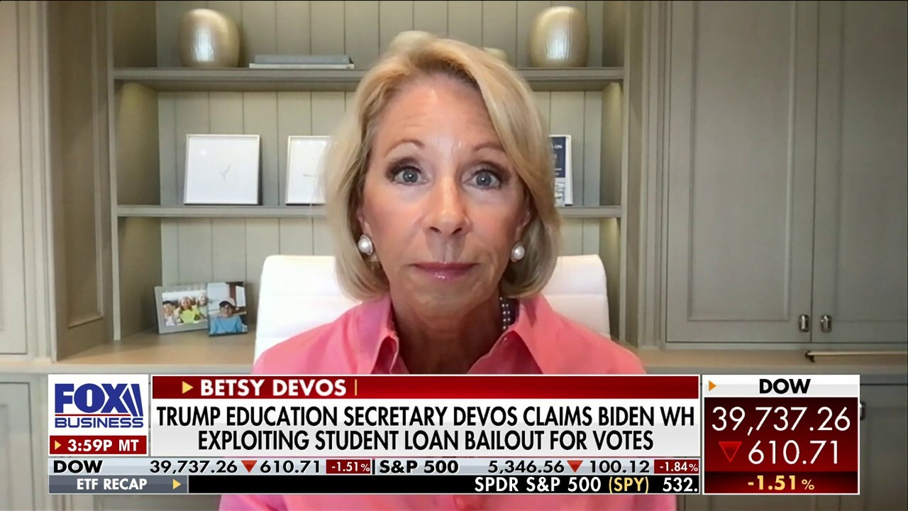 Biden, Harris are 'doing blatantly illegal things' to win in November: Betsy DeVos