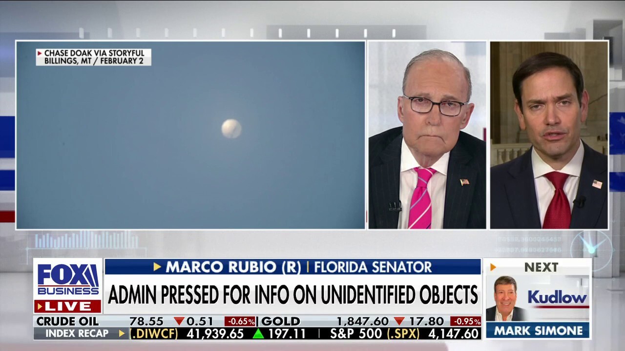 Sen. Marco Rubio, R-Fla., on reports alleging that the Biden administration was following the Chinese spy craft and the lack of transparency on 'Kudlow.'
