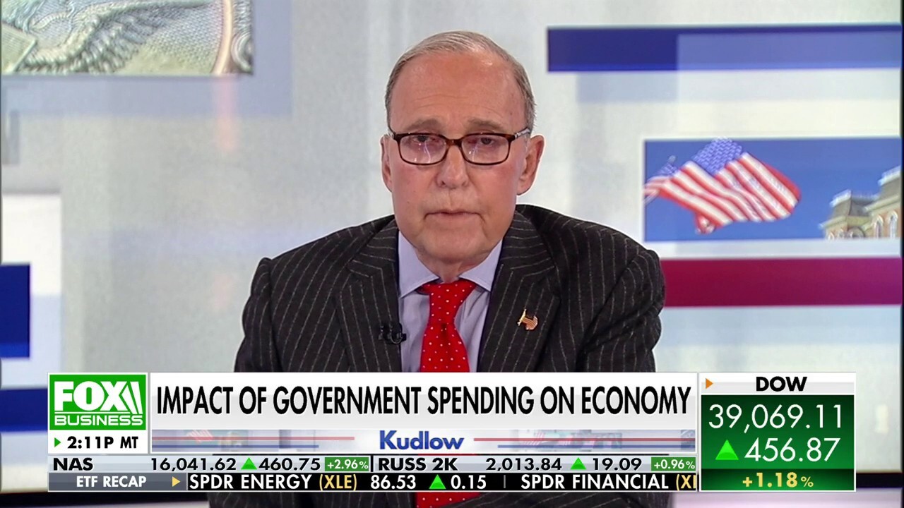  FOX Business host Larry Kudlow says President Biden's Democratic Party has ironically become the party of the rich on 'Kudlow.'