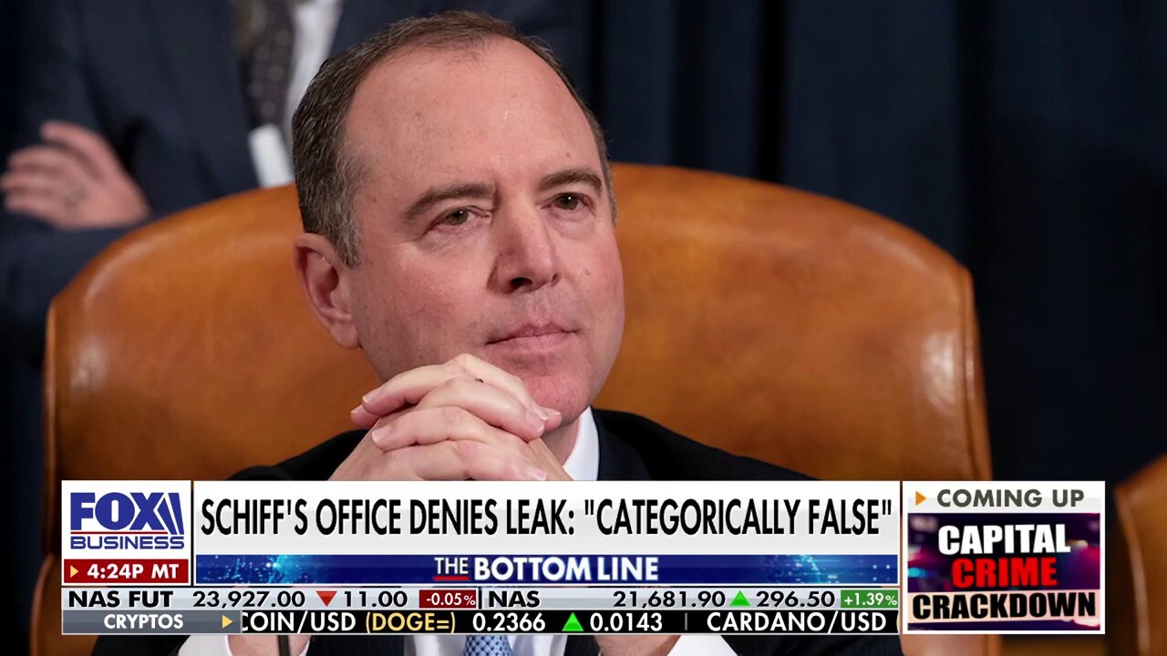 Democrat whistleblower calls Adam Schiff's actions 'treasonous and illegal'