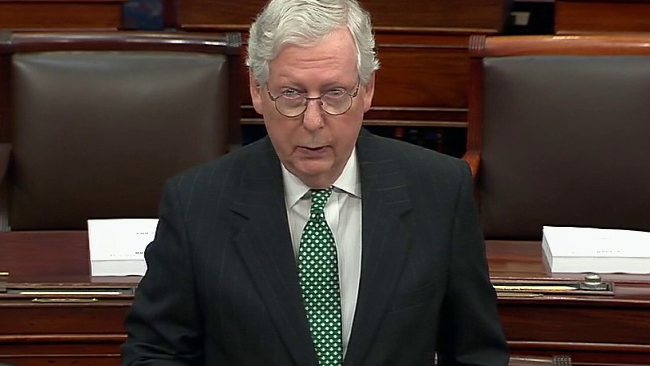 Mitch McConnell accuses Biden of playing shell game to hide border crisis