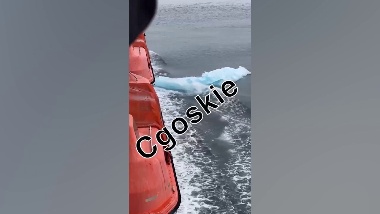 The Carnival Spirit struck ice Sept. 5, 2024, in Alaska, the cruise line confirmed to FOX Business. A passenger caught this video from her balcony. (Courtesy: Cassandra Goskie)