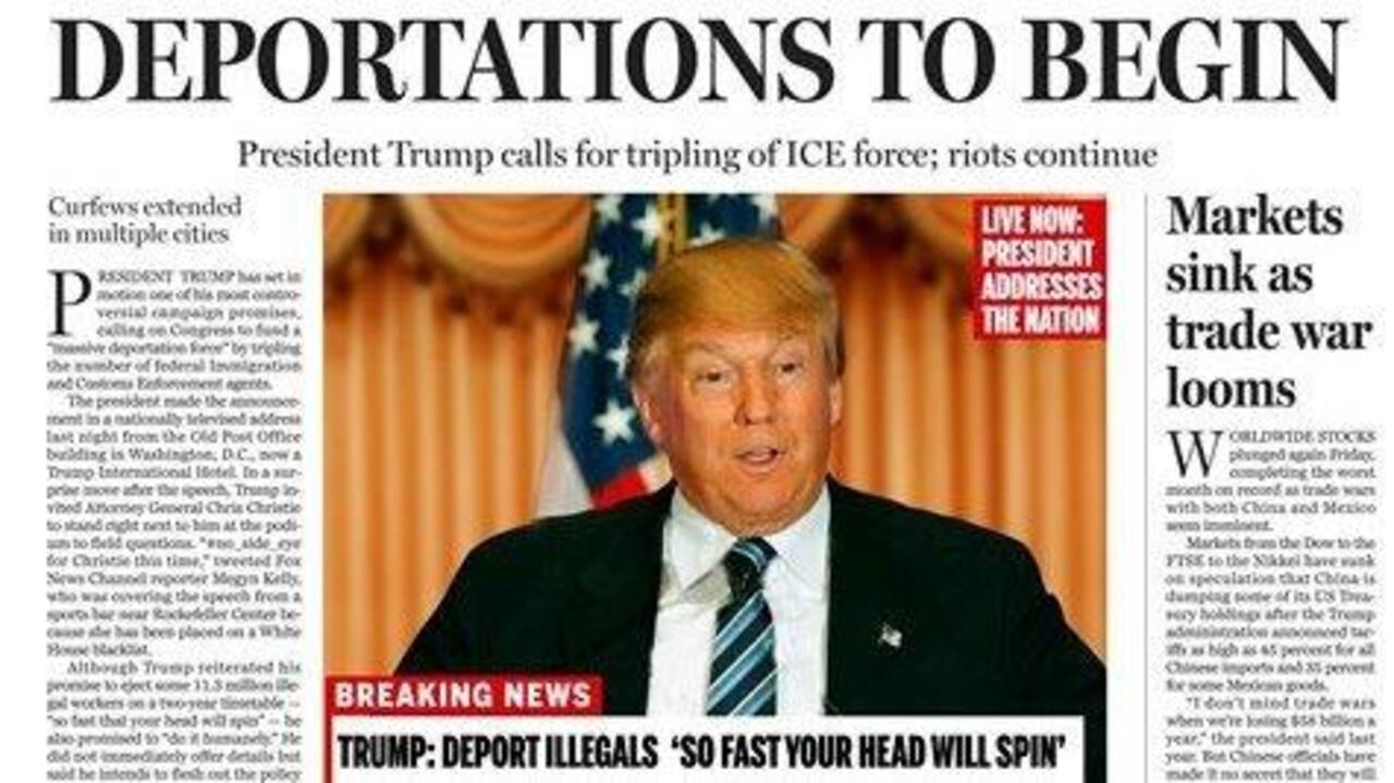 Boston Globe editor on fake ‘Trump Presidency’ front page