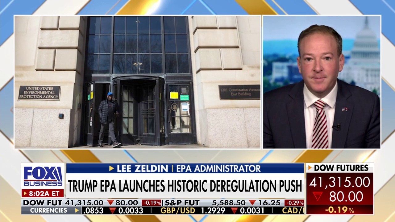 EPA Administrator Lee Zeldin details the agency's deregulation push, the termination of Biden administration climate grants and U.S. energy policy.