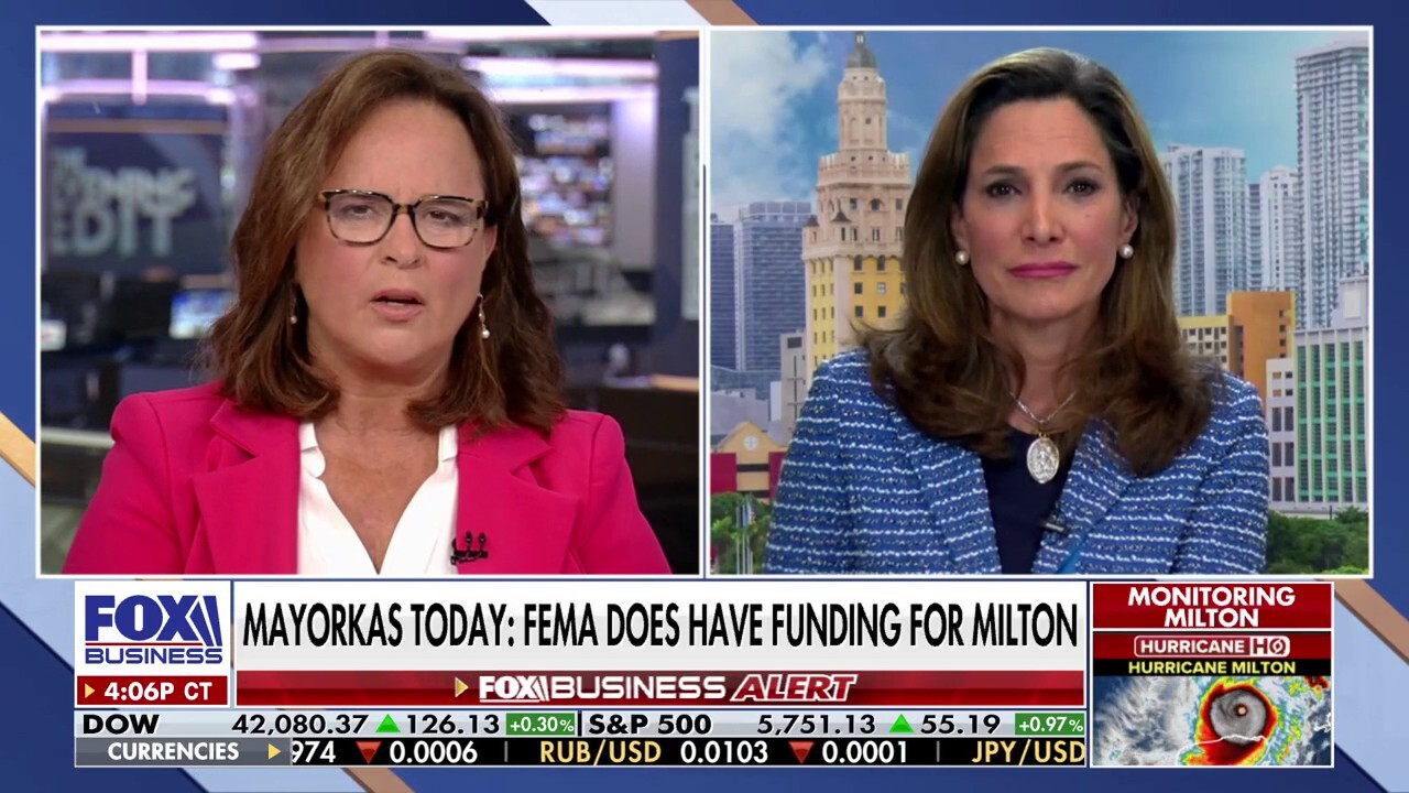 We’re not used to FEMA saying there's no money: Rep. Maria Salazar