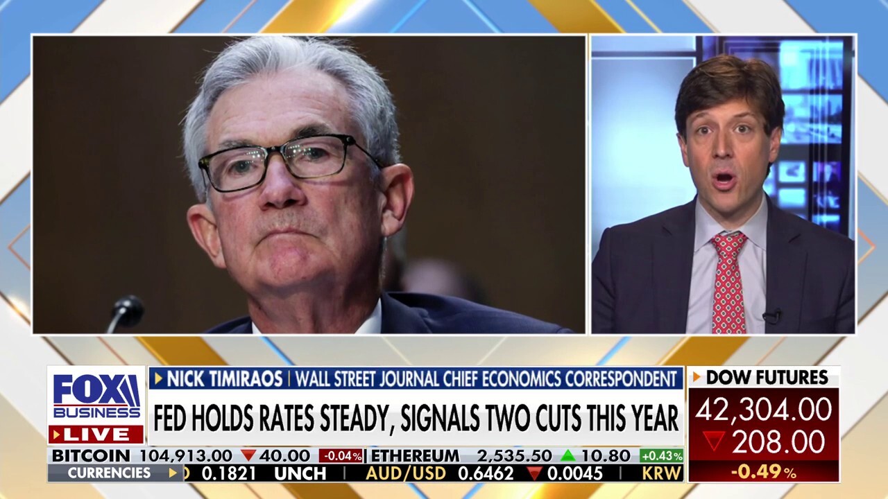 Wall Street Journal chief economics correspondent Nick Timiraos joins 'Mornings with Maria' to discuss the Federal Reserve leaving interest rates unchanged as it navigates President Donald Trump's tariff strategy.