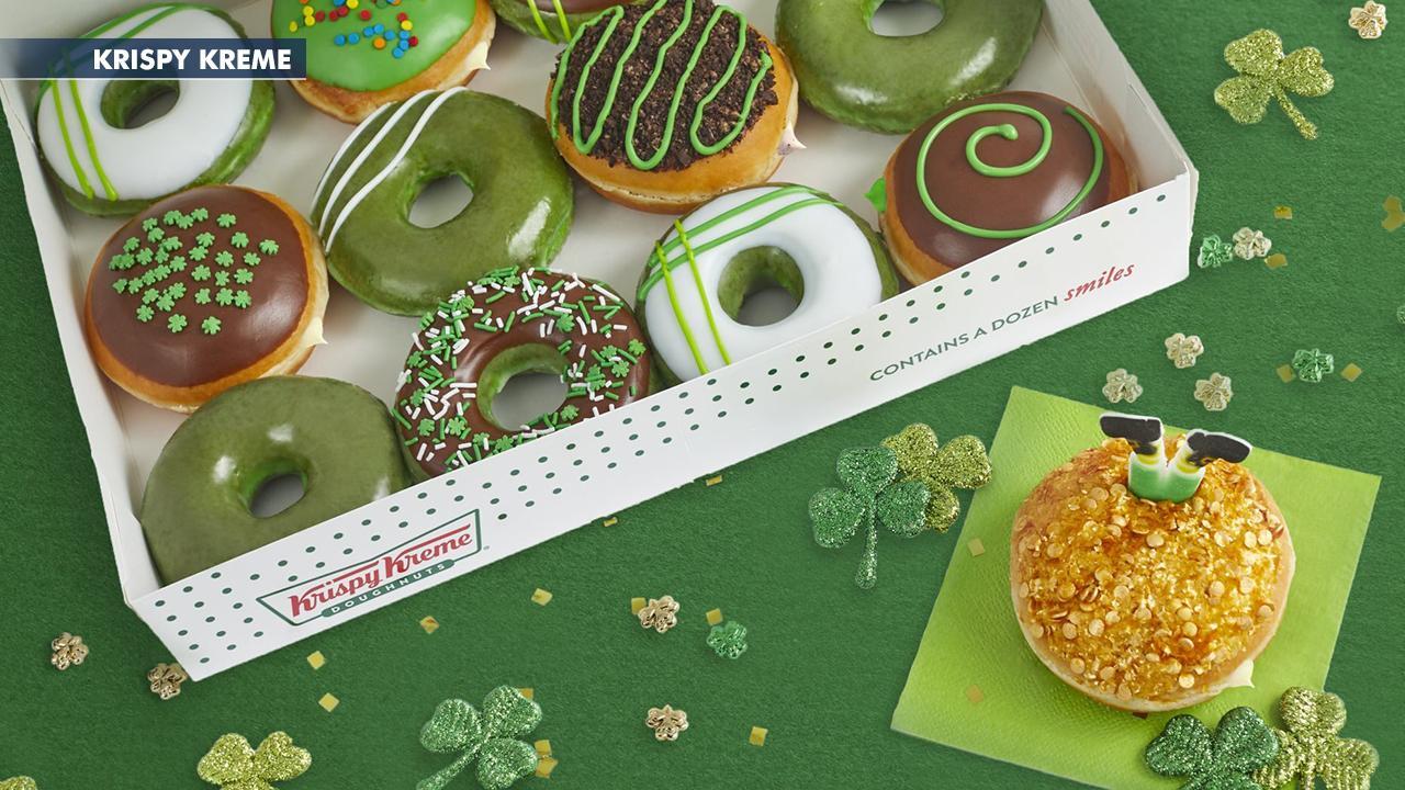 Fox Business Briefs: Krispy Kreme plans to debut 'greenified' versions of the chain's donuts for St. Patrick's Day at participating locations.