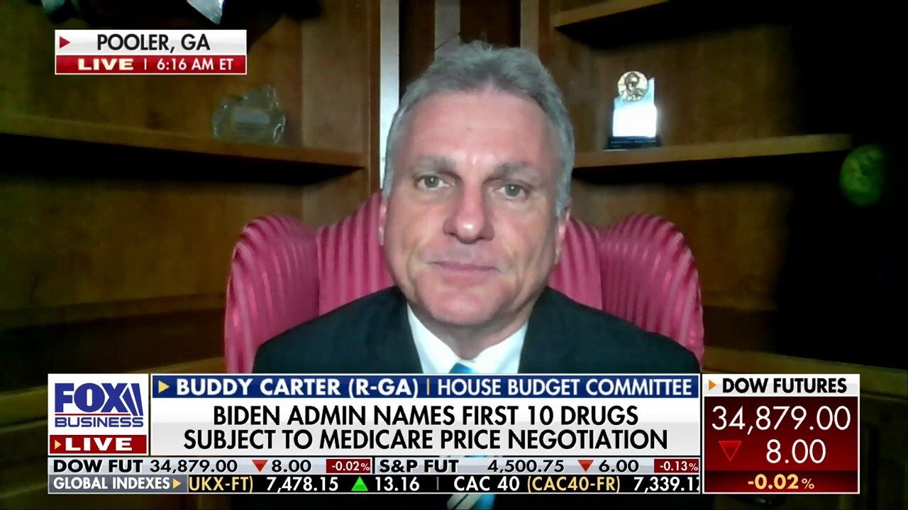 Rep. Buddy Carter rips Biden over naming drugs subject to Medicare price negotiation: 'Tone deaf'