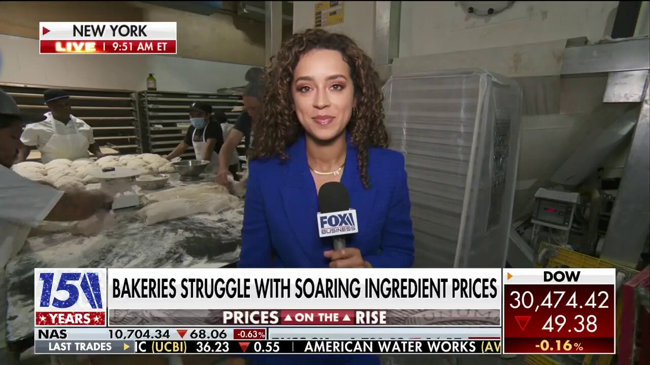 FOX Business correspondent Madison Alworth reports on bakeries raising prices as costs of supplies and ingredients increase on 'Varney & Co.'