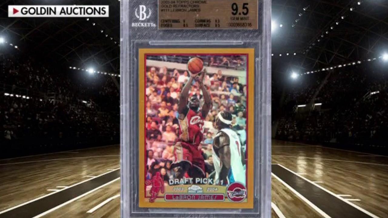 LeBron James rookie card could fetch more than $300K on auction block 