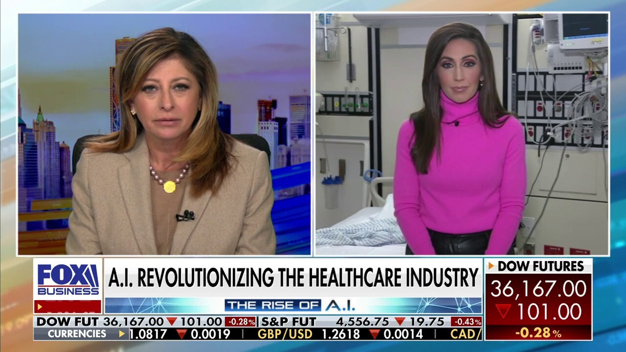 FOX Business’ Lauren Simonetti reports from the Northern Westchester Hospital to discuss how artificial intelligence is saving hospitals time, money and helps detect various diseases more efficiently.
