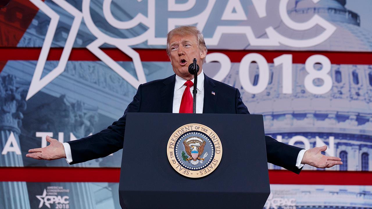 Trump touts strong economy, stock market at CPAC