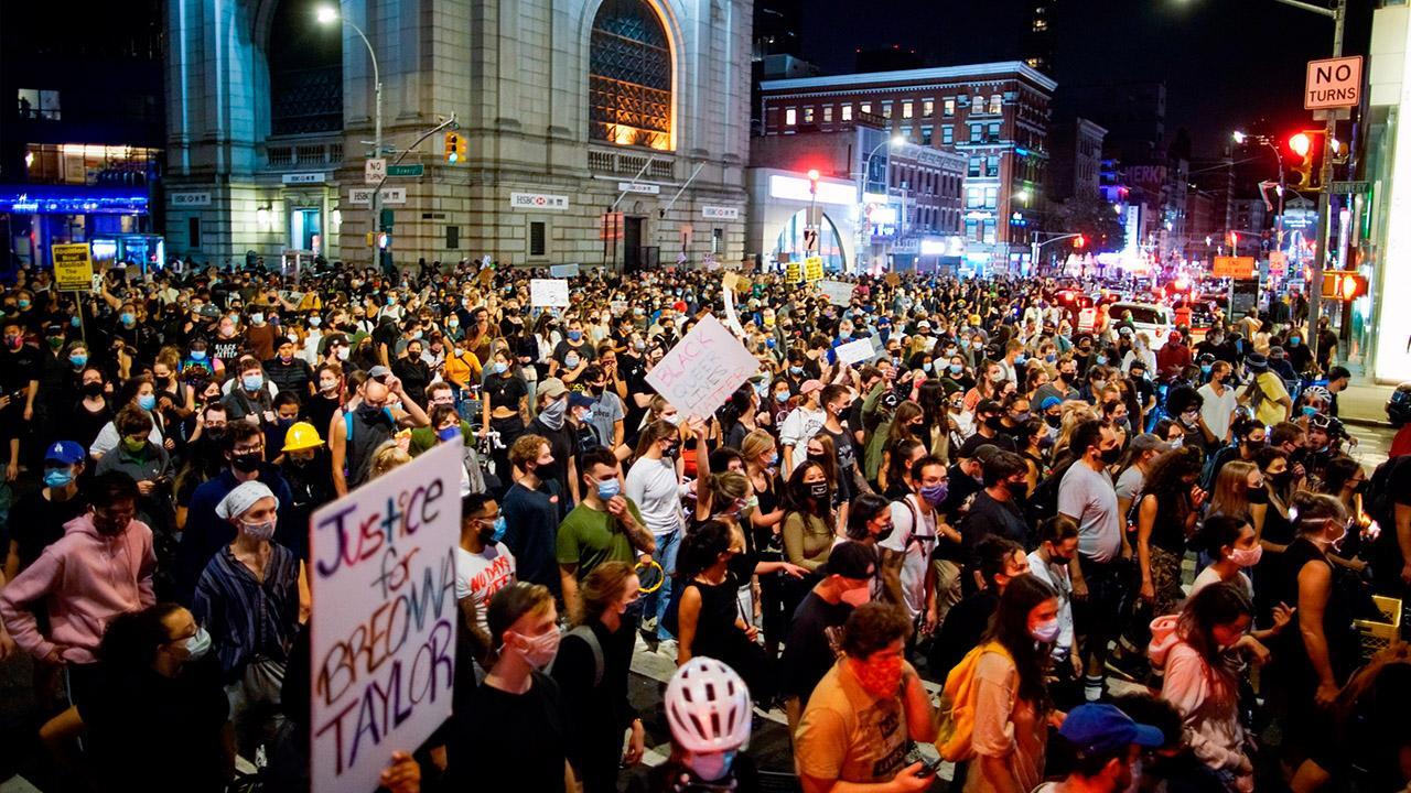 Who is funding protests throughout the US? 