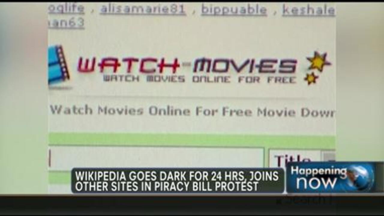 Wikipedia and Other Sites Shut Down in Protest of SOPA