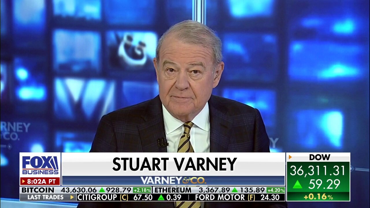 FOX Business host Stuart Varney argues the virus Biden 'claimed to crush, is raging through millions of people a week!' 